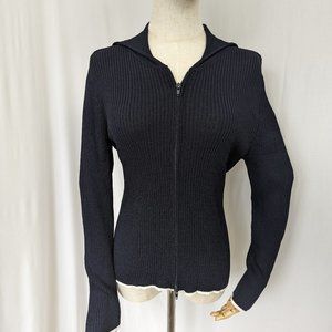Designer Andrew's Vintage Navy Blue Cardigan